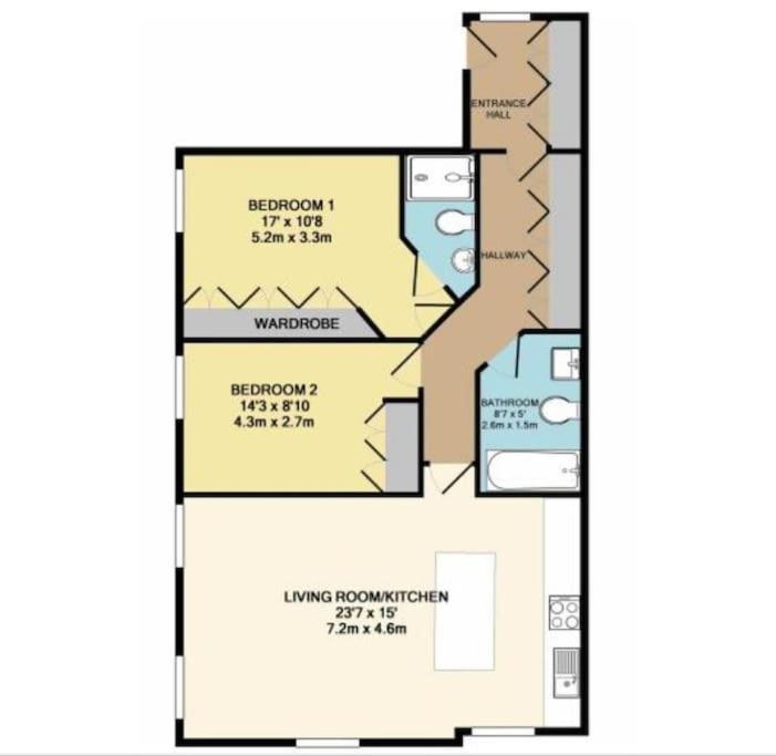 New Ground Floor Apartment, 4 Mins Walk To Beach Bournemouth Eksteriør bilde