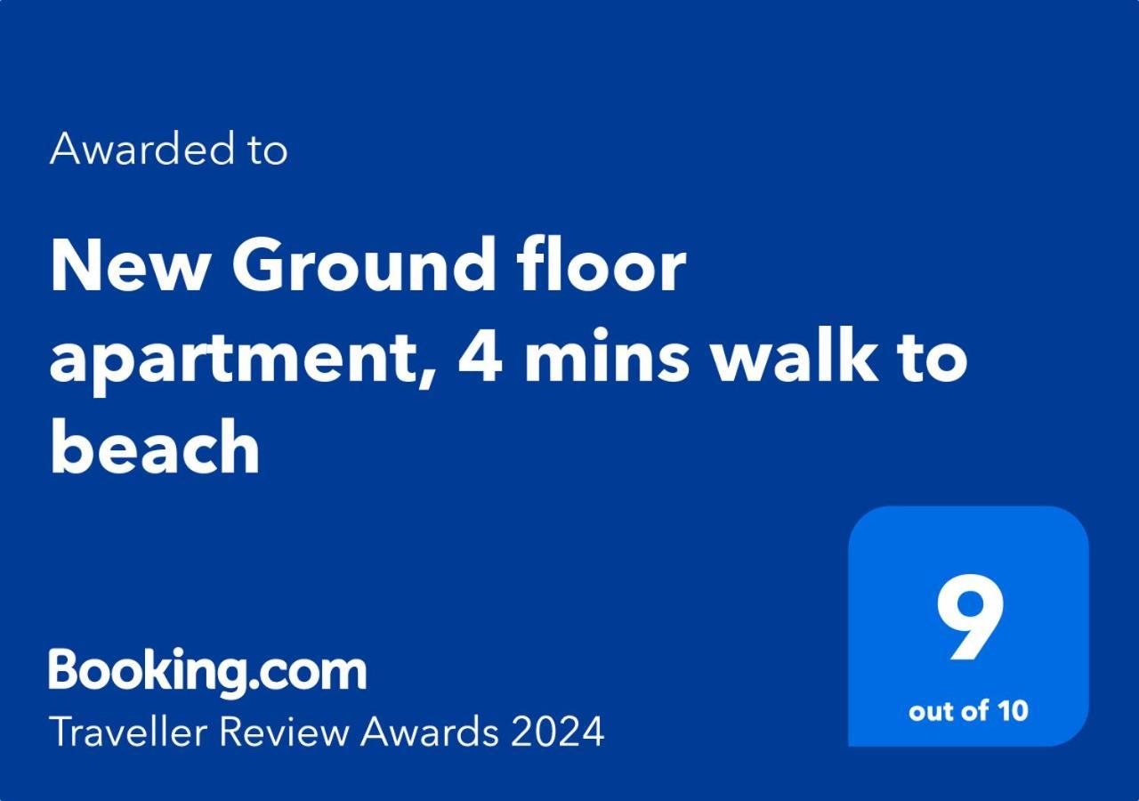 New Ground Floor Apartment, 4 Mins Walk To Beach Bournemouth Eksteriør bilde